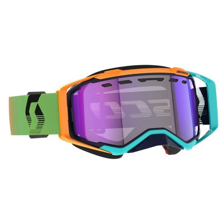 Scott ajolasit Prospect snowcross LS blue/orange | light sensitive chrome blue